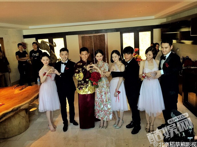 刘诗诗吴奇隆婚礼现场高清组图欣赏
