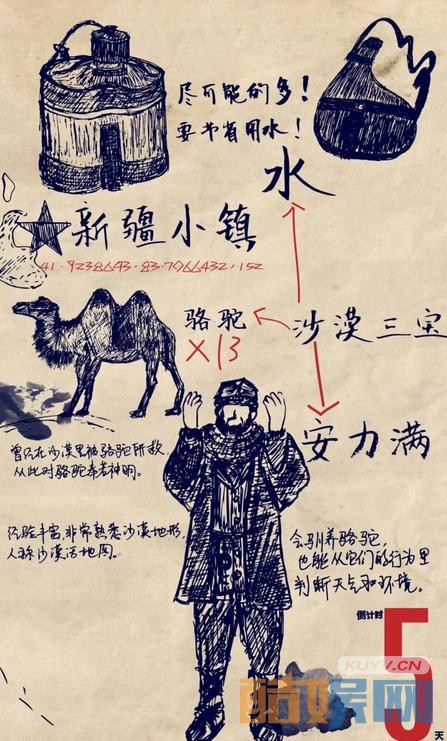 鬼吹灯之精绝古城今晚将播 探险小队地图引往精绝探险