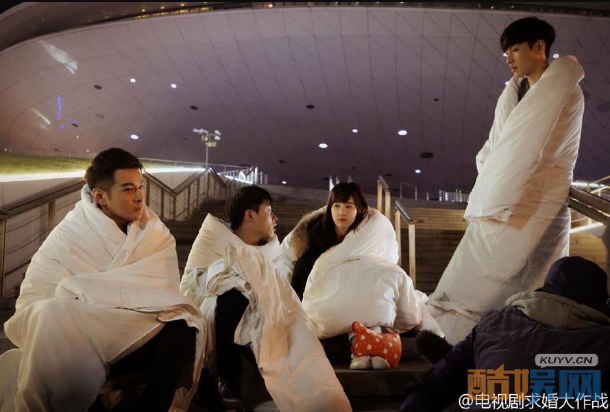 求婚大作战片场照