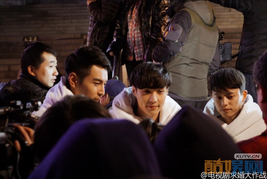 求婚大作战片场照