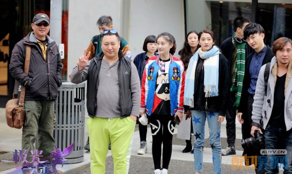 《极光之恋》片场照