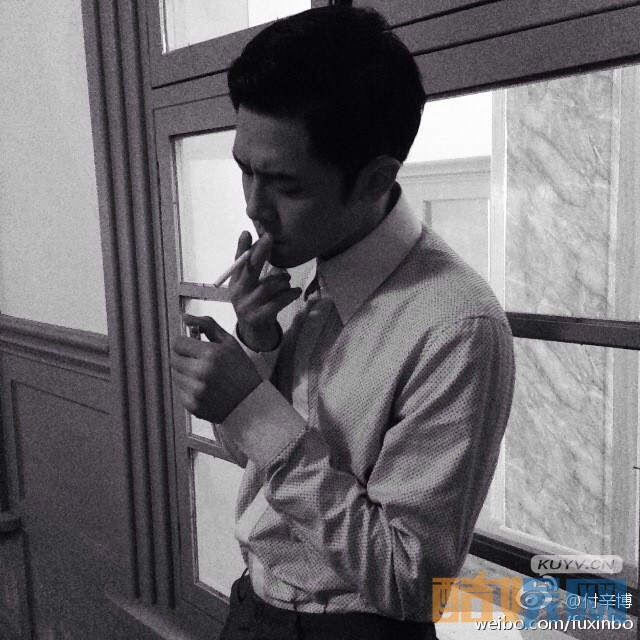 付辛博黑白写真