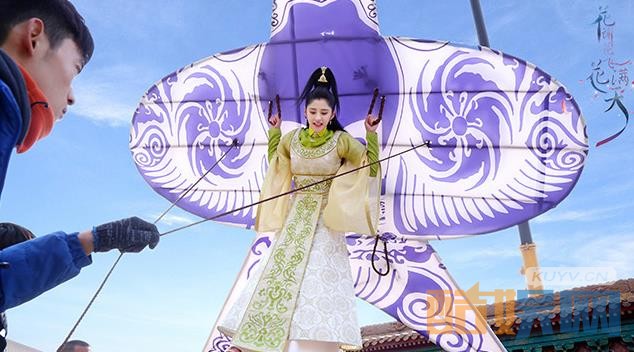 《花谢花飞花满天》片场照