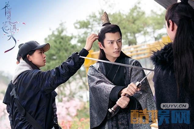 《花谢花飞花满天》片场照