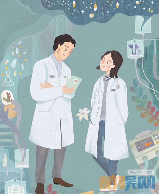  外科风云曝动漫版海报  可爱画风惹人爱