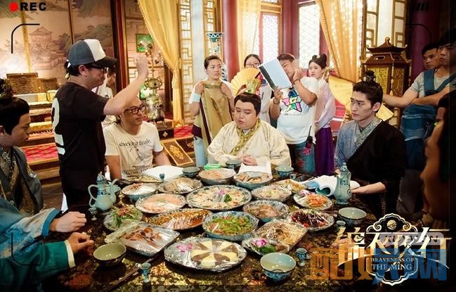 锦衣夜行片场照