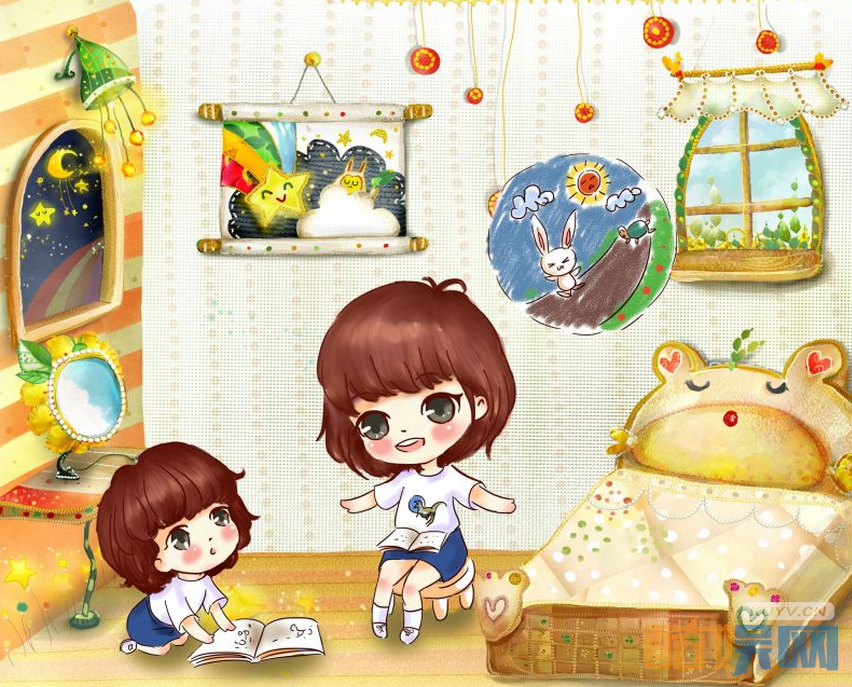 时间都知道庆祝儿童节   动漫版唐嫣萌萌哒