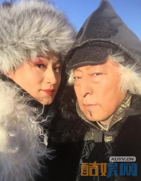 《林海雪原》片场照