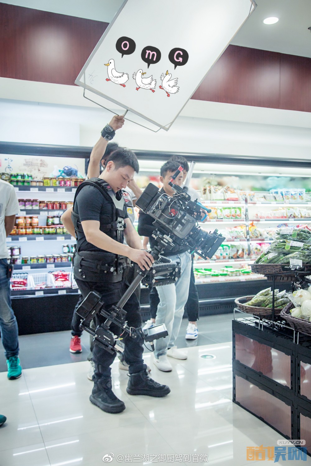 幽兰湖之御厨驾到片场照