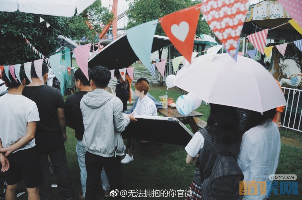 无法拥抱的你片场照