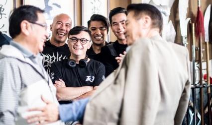 《反黑》片场照