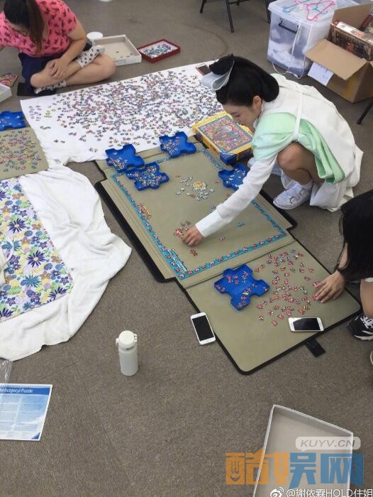 《赢天下》谢依霖戏份杀青 微博晒搞怪照片庆贺