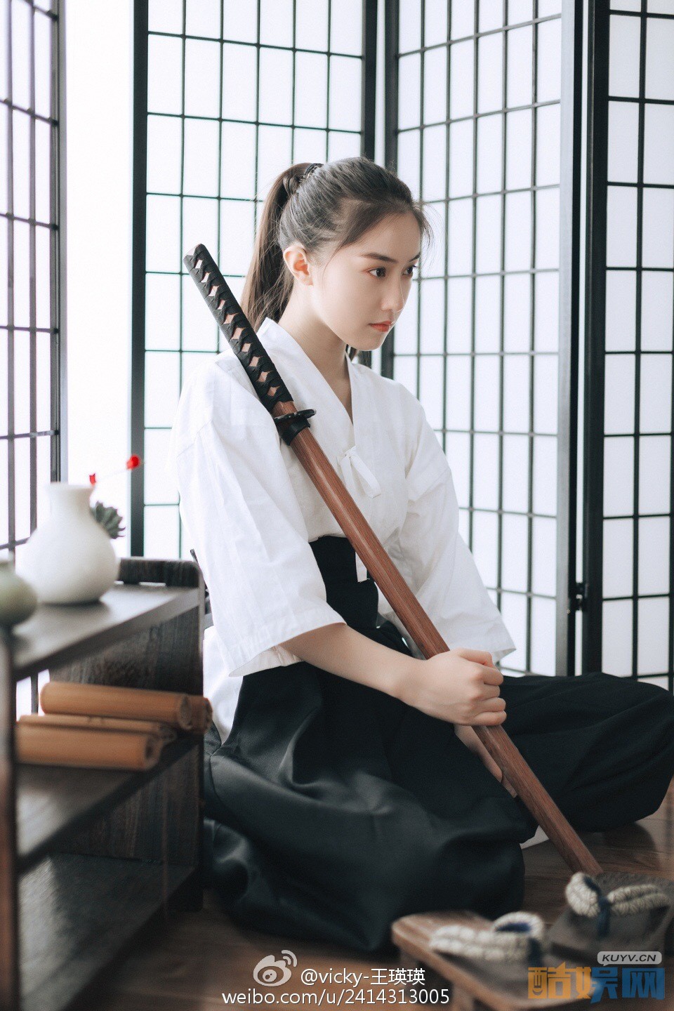 王瑛瑛日式风格写真