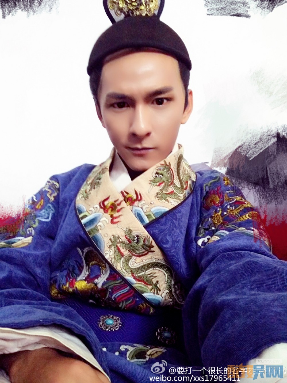 向皓片场照写真