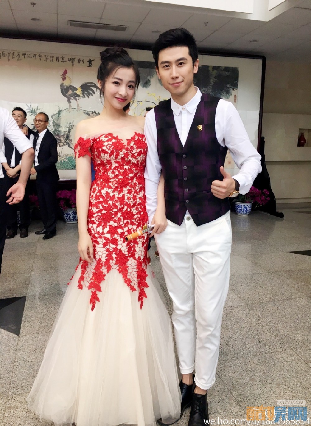 厉蔺菲参加活动写真