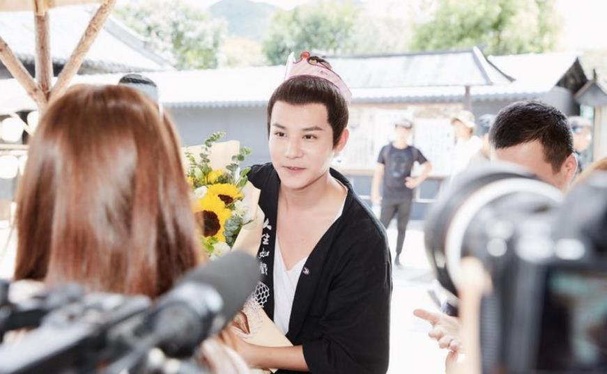 鹤唳华亭片场照