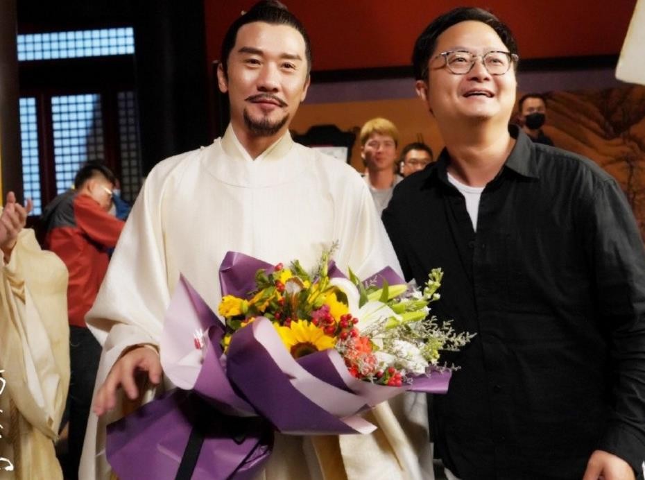 鹤唳华亭片场照