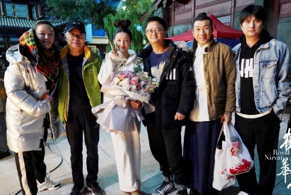 鹤唳华亭片场照