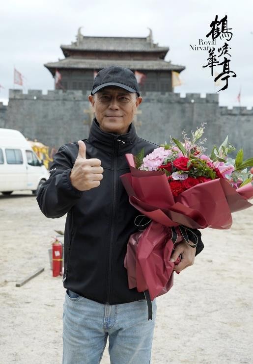 鹤唳华亭片场照