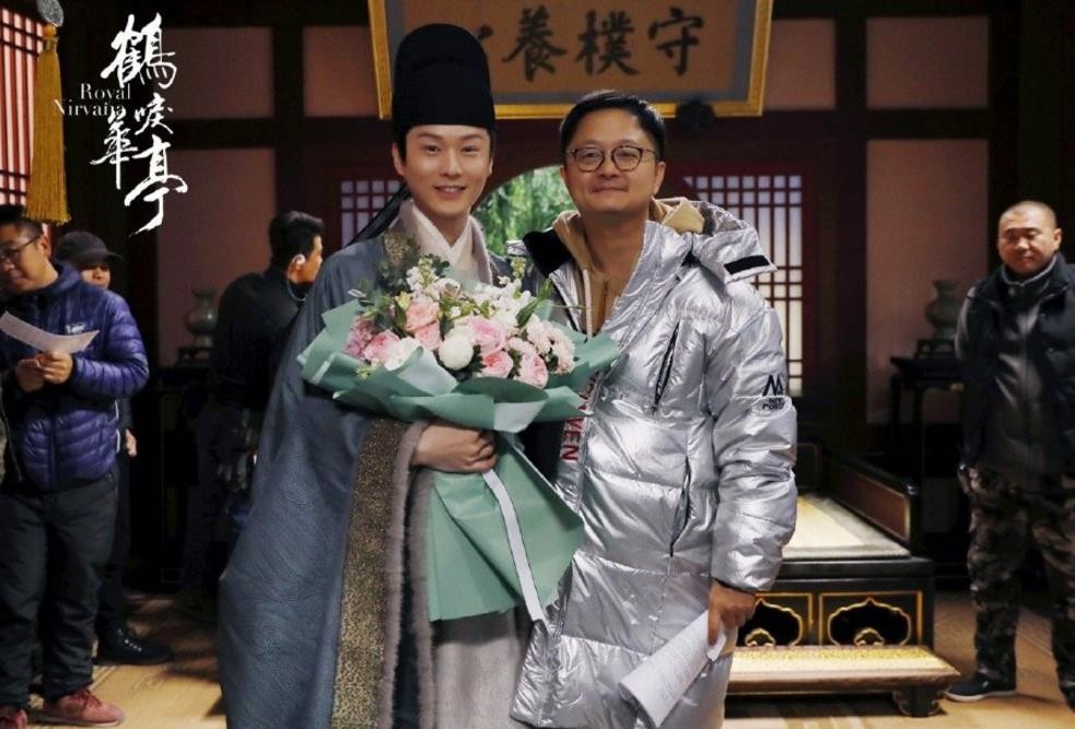 鹤唳华亭片场照