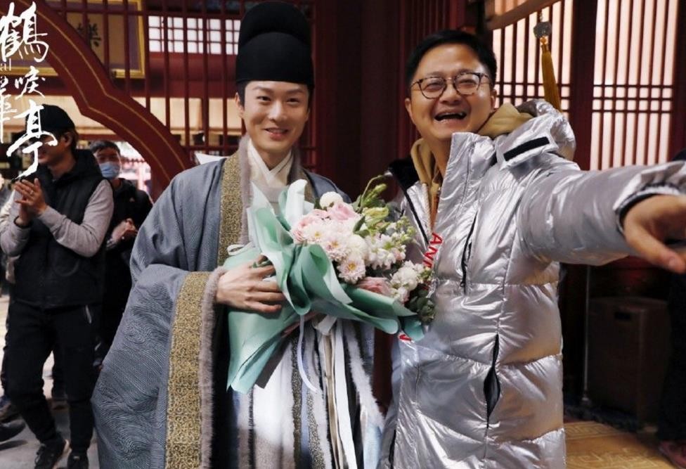 鹤唳华亭片场照