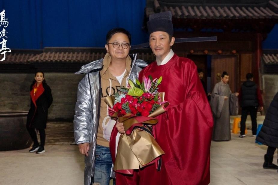 鹤唳华亭片场照