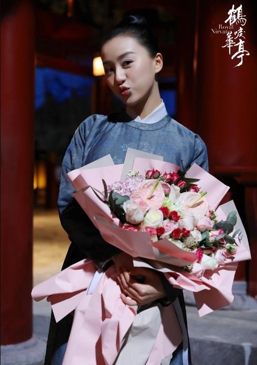 鹤唳华亭片场照