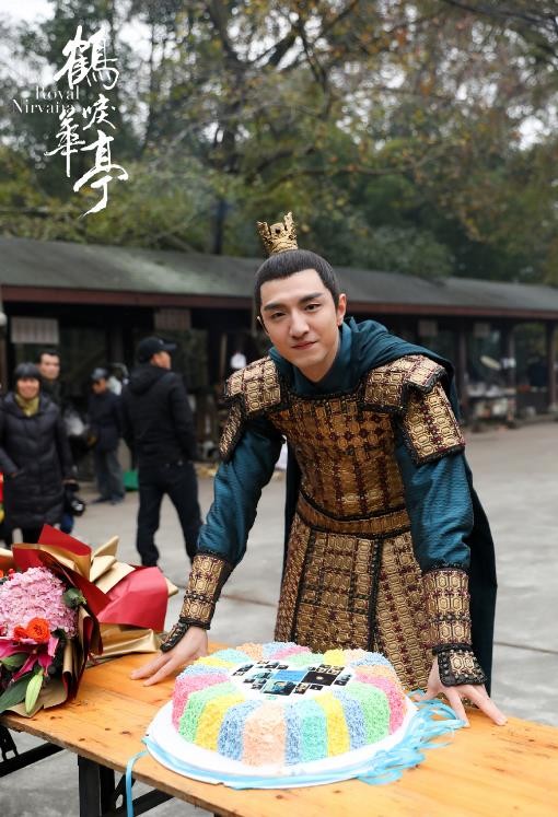 鹤唳华亭片场照