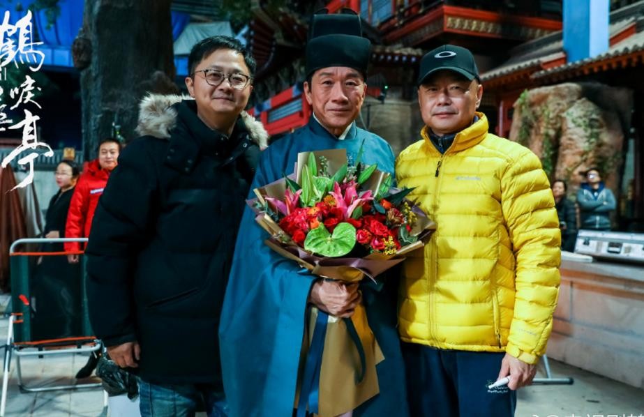 鹤唳华亭片场照