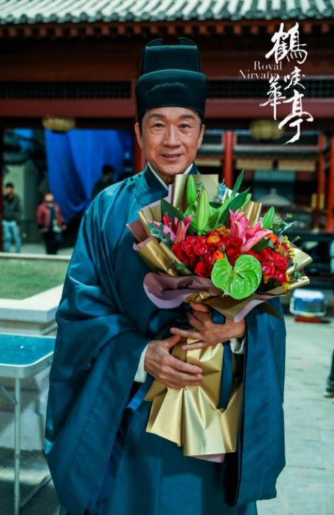 鹤唳华亭片场照