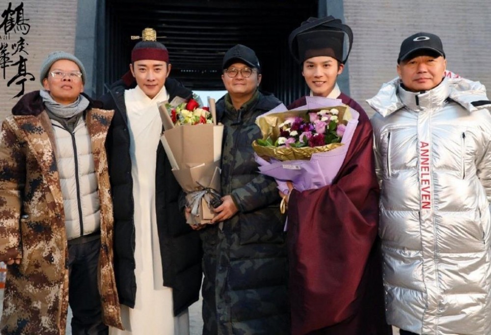 鹤唳华亭片场照