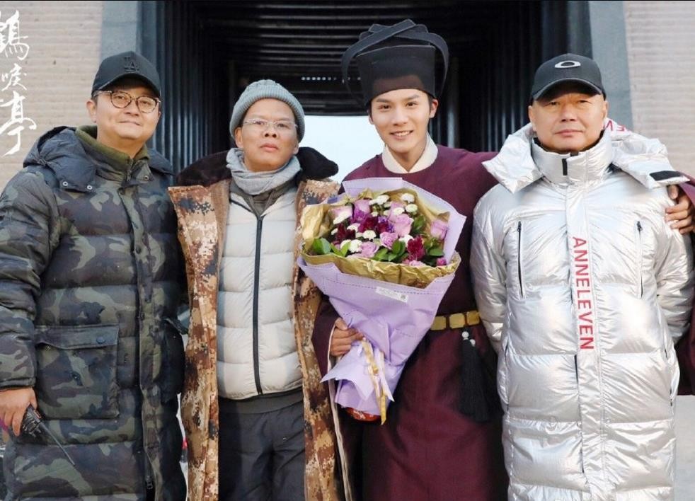 鹤唳华亭片场照