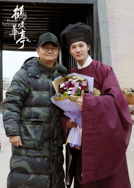 鹤唳华亭片场照