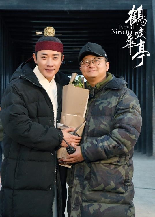 鹤唳华亭片场照