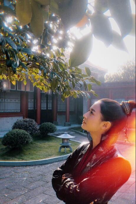 陈钰琪幕后片场照