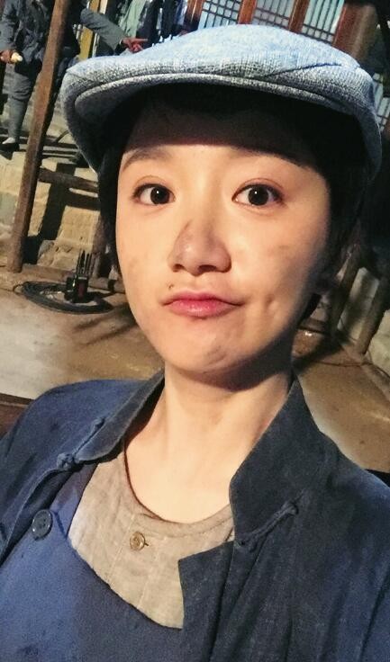 李倩幕后片场照