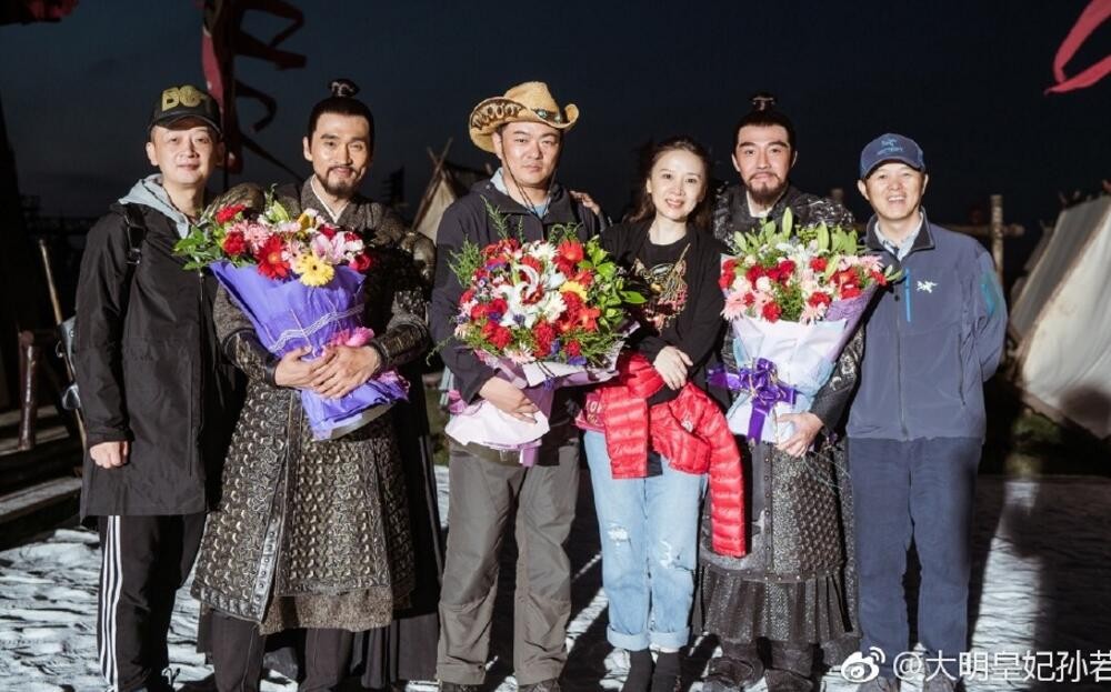 大明皇妃孙若微传片场照