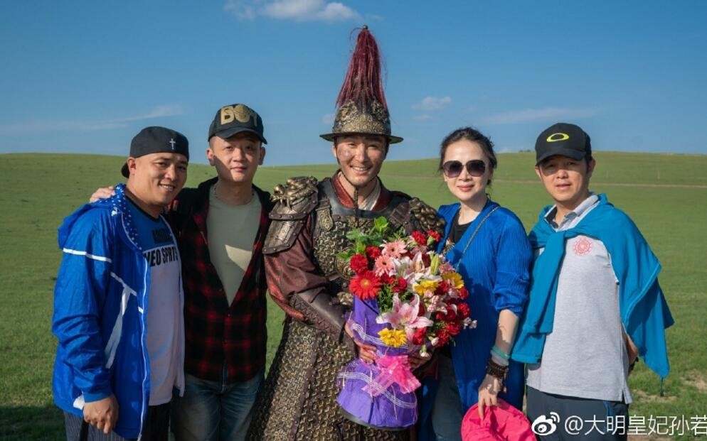 大明皇妃孙若微传片场照