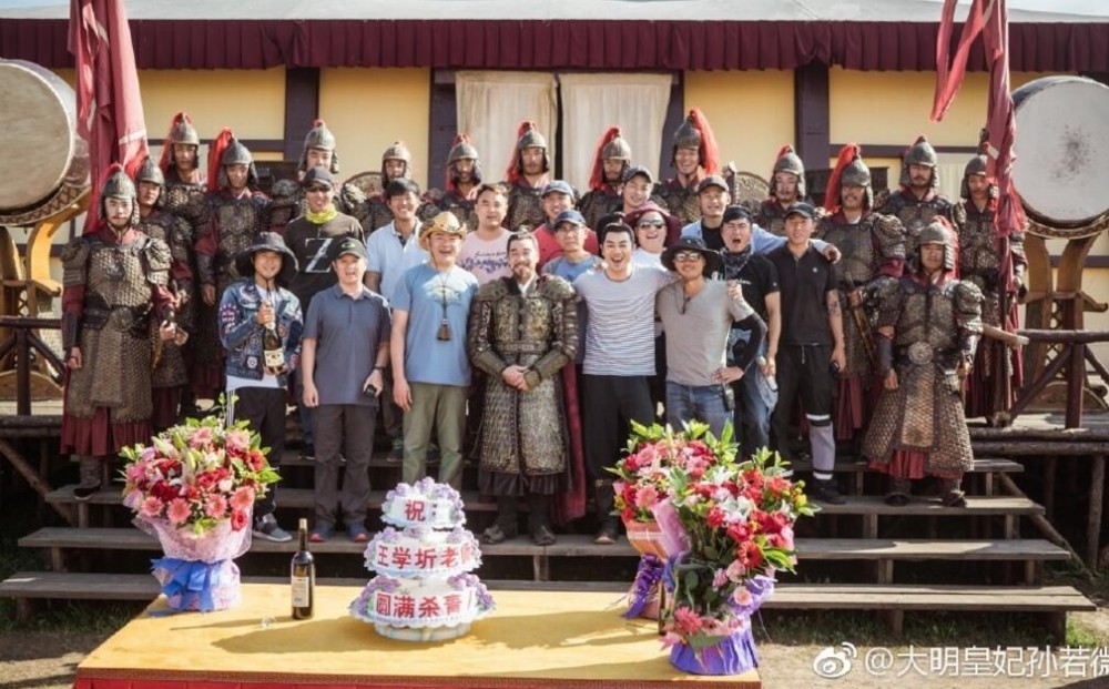 大明皇妃孙若微传片场照