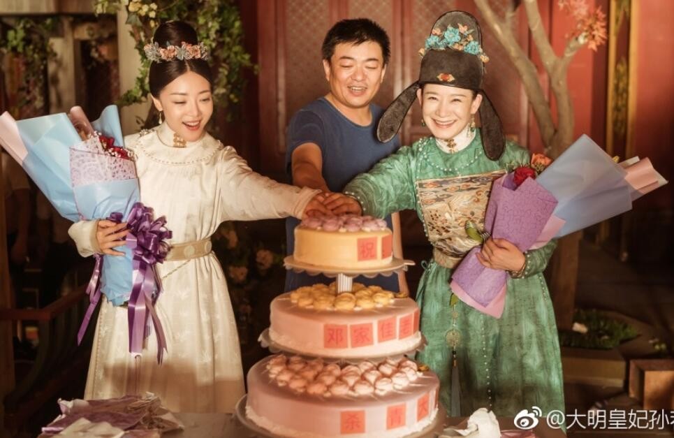 大明皇妃孙若微传片场照