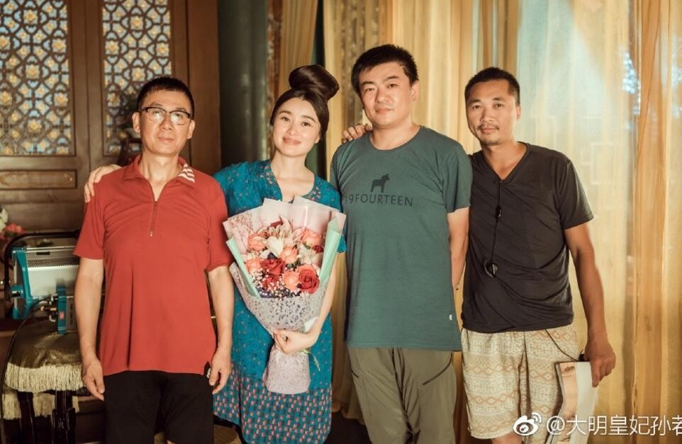 大明皇妃孙若微传片场照