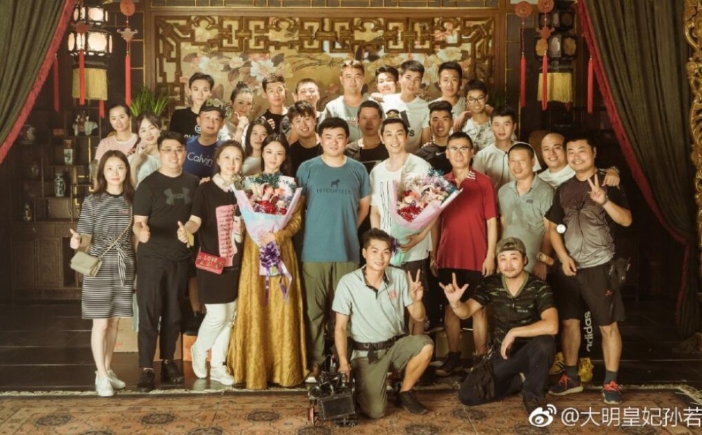 大明皇妃孙若微传片场照