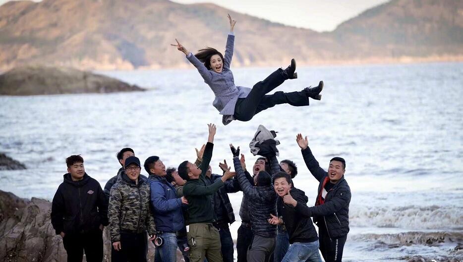 碧海丹心片场照
