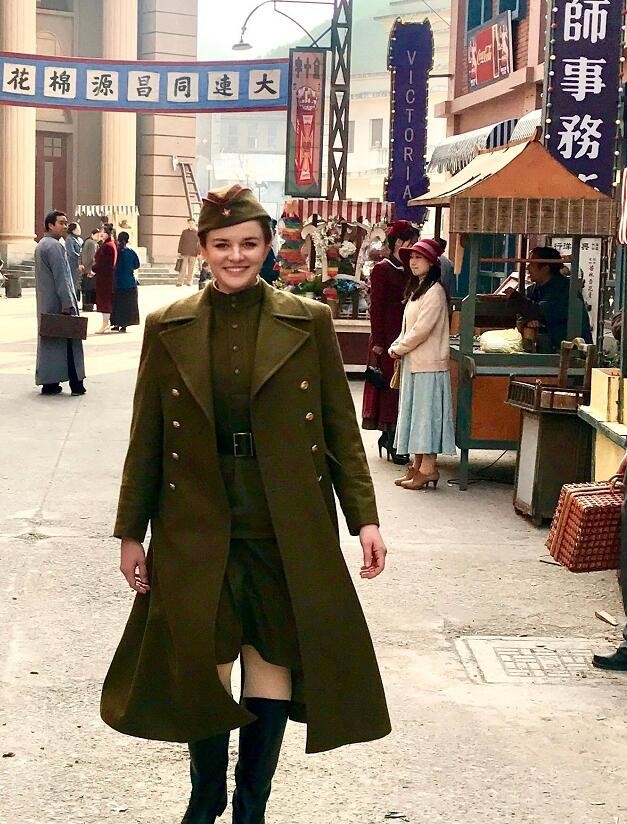 碧海丹心片场照