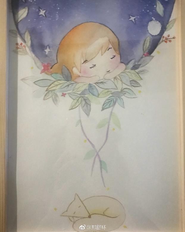 郑舒环绘画作品