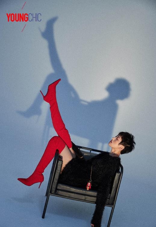 李晓峰洋气YOUNGCHIC杂志画报写真