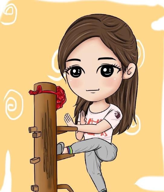 林菀手绘漫画卡通