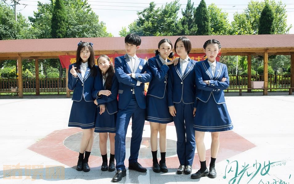 闪光少女片场照