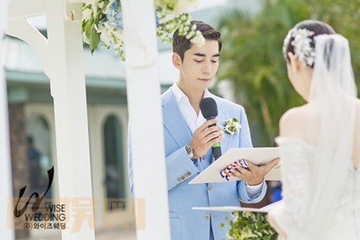 申盛禄个人资料简介 申盛禄妻子婚礼照