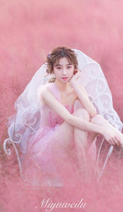 陈子蜜婚纱照写真